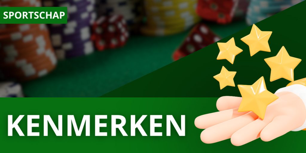 Kenmerken van de officiële casino site 